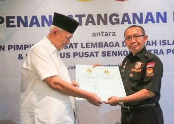LDII dan Senkom Mitra Polri Tandatangani Nota Kesepahaman Penguatan Moral dan Karakter Bangsa