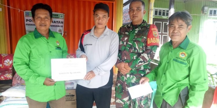 PAC LDII Bantu Warga Musibah kebakaran