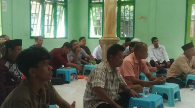 Ketua DPD LDII Tanjung Jabung Barat Sampaikan Hasil Munas X Pusat LDII di Masjid Hidayatul Ula